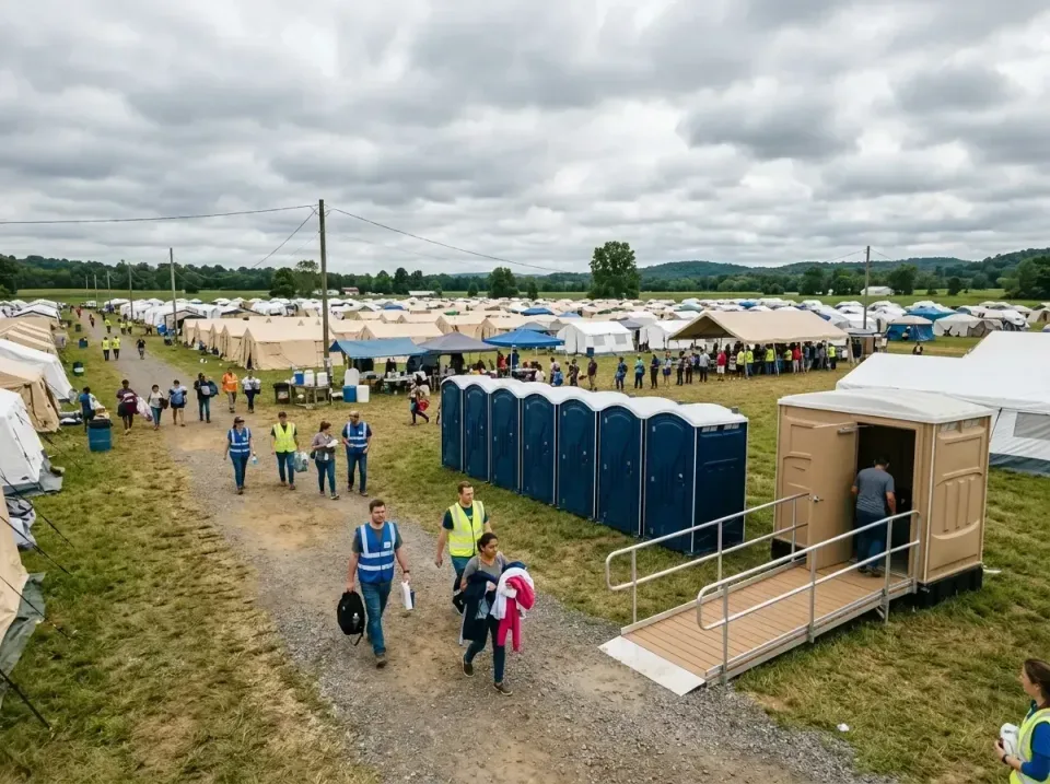 disaster-relief-camp-restrooms-010 — frequently asked questions, Dumpster & Portable Bathrooms Rental in Rainbow City, AL